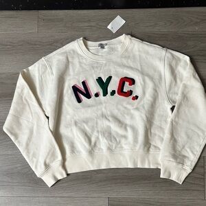 Crewcuts Classic White Sweatshirt size 14/15